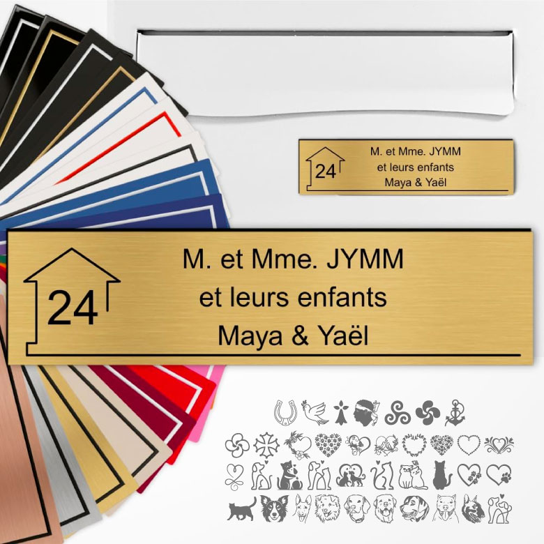 Plaque entièrement personnalisable