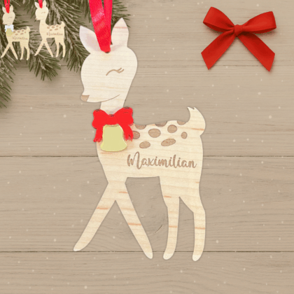 Suspension de Noël Foan Clochette - Personnalisable